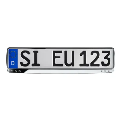 Produktbild von UTSCH ERUCARAT Kennzeichenhalter Chrome-Look