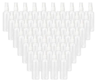 Image de TRANKIELO® - 50 flacons pulvérisateurs transparents de 50 ml – Idéal pour les voyages, les produits cosmétiques et les produits d'entretien