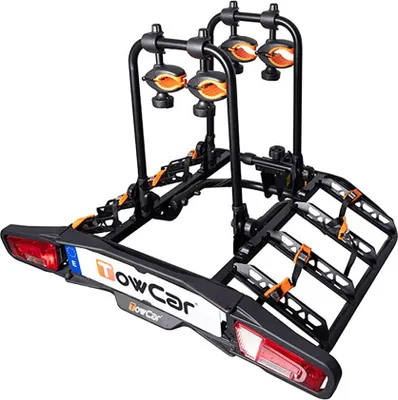 Zdjęcie produktu dla Towcar T4 Stojak rowerowy na 4 rowery czarny 4 rowery czarny 4 rowery