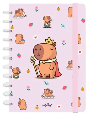 Obrázek produktu pro Zápisník formátu A4 s motivem kapybary
