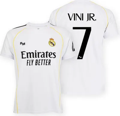 Produktbild von Real Madrid 25/26 Vinicius Heim Kurzarm-t-shirt Weiß XL Weiß XL