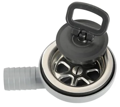 Image de Osculati Drain 90° SS 25 mm Vanne d'eau, bec verseur