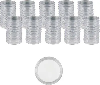 Productafbeelding van Muntcapsules 41 mm Kunststof Beschermhoesjes voor Munten (100 stuks)
