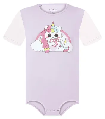 Productafbeelding van Korte Mouw Onesie Pyjama met Eenhoorn Print voor Mannen