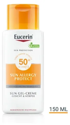 Produktbild von Eucerin Sun Protection Allergy Protect Sun Creme-Gel LSF 50, 150 ml Creme