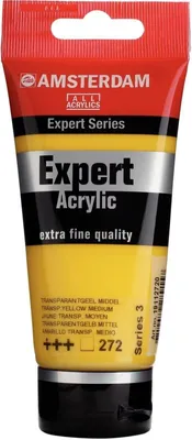 Obrázok produktu pre Amsterdam Akrylová farba 75 ml Transparent Yellow Medium