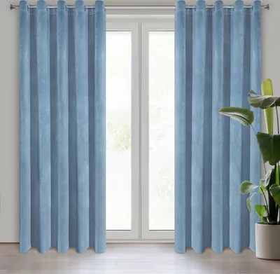 Produktbild von Eurofirany Vorhang VILLA blau 140X250 mit Ösen