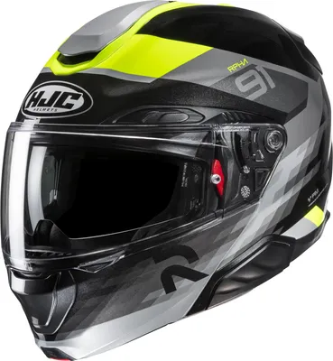 Produktbild von HJC RPHA91 MADAL Klapphelm L in gelb/schwarz