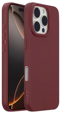 Imagen del producto de Funda Trasera de Color para Apple iPhone 16 Pro - Wine Red