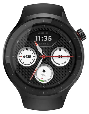 Image de Motorola Moto Watch, 3,63 cm (1,43"), OLED, écran tactile, 4 To, GPS, 40 g