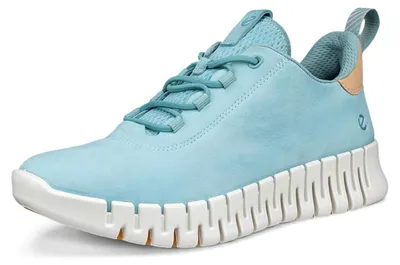 Productafbeelding van Ecco GRUUV dameschoenen - comfortabele veterschoenen, blauw, voor casual gebruik, nieuw