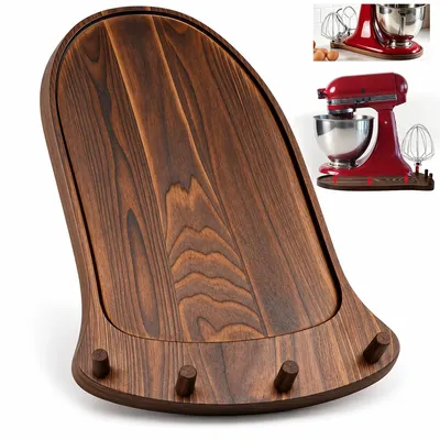Produktbild von 2-in-1-Mixer-Schiebebrett mit Stauraum, passend für KitchenAid-Küchenmaschinen (4,5–5 Quart) mit kippbarem Motorkopf