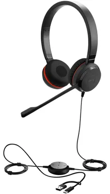 Produktbild von JABRA Evolve 30 II, USB C/A Stereo Stereo MS