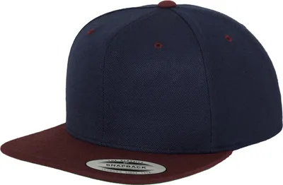 Produktbild von FLEXFIT 6089MT | Classic Snapback 2-Tone Cap - Farbe: Navy/Maroon - Größe: One Size