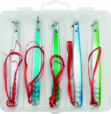 Produktbild von Kinetic Belone Flash Silky Hornfischset Blinkerset Hornfischangeln