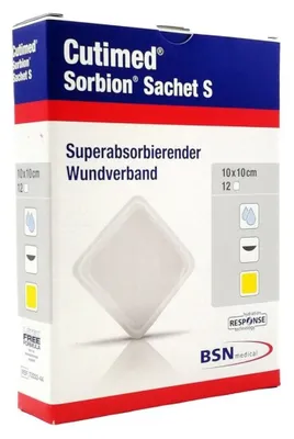 Immagine prodotto di SACHET CUTIMED SORBION S 10x10cm, 12 St PFL