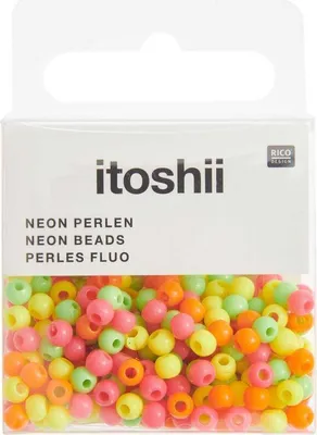 Immagine prodotto di 300 Runde Perlen 4 mm - Neon