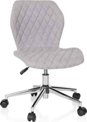 Produktbild von hjh OFFICE Kinderdrehstuhl JOY II Schreibtischstuhl für Kinder höhenverstellbar ohne Armlehnen Stoff