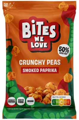 Produktbild von BitesWeLove Crunchy Peas Smoked Paprika 30g
