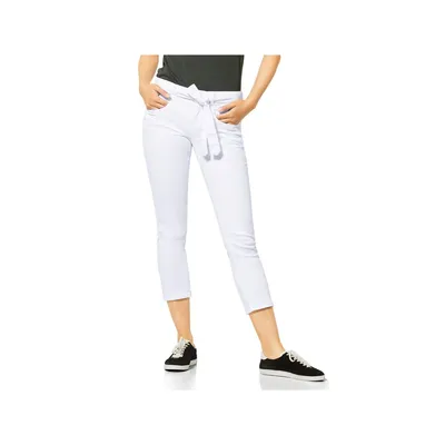 Produktbild von 24962 Street One, Tilly 7/8, 7/8 Damen Jeans Hose, Gabardine Stretch, weiß, W 26 L 28