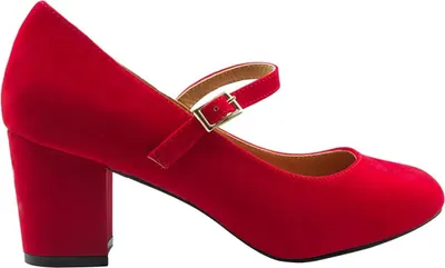 Produktbild von Where's That From - Damen Riemchenschuhe "Araceli", Wildleder WM124 (36 EU) (Rot)