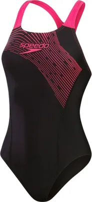 Produktbild von Speedo Medley Logo Badeanzug Damen, Farbe:Schwarz, Größe:36