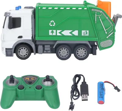 Produktbild von Elektronischer Müllwagen Spielzeugausbildung Recycling mit Fernbedienung für Jungen Mädchen Kinder