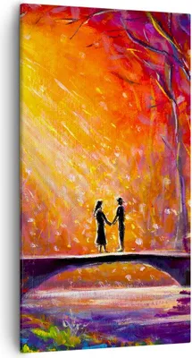 Produktbild von Bild auf Leinwand - Leinwandbild - Wald Baum Natur - 55x100cm - Wand Bild - Wanddeko - Wandbilder - Leinwanddruck - Bilder - Kunstdruck - Wanddekoration - Leinwand bilder - Wandkunst - PA55x100-3965