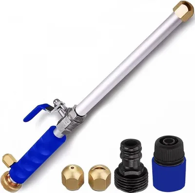 Produktbild von Herzberg HG-03824: Hochdruckreiniger mit Doppeldüse - Blau