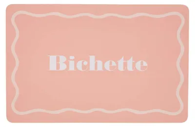 Produktbild von Rechteckiges tischset „bichette“, 30 x 45 cm, rosa - Atmosphera créateur d'intérieur