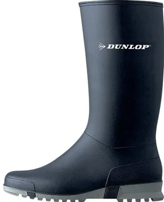 Produktbild von Dunlop Hortus Regenstiefel aus PVC, Dunkelgrün/Dunkelblau, Größe 36-42