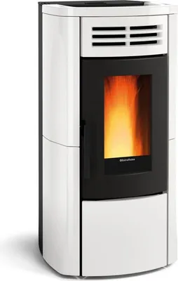 Image de Poêle à granulés de bois12.1kw acier blanc - Nordica Extraflame - TERRYPLUSBLANC -