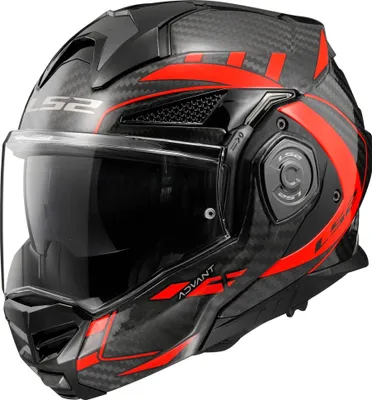 Produktbild von LS2 FF901 Advant x C Future schwarz rot XS