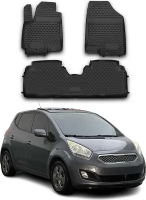 Produktbild von 2010-2021 Kia Venga Fußmatten TPE Schwarz 3 tlg