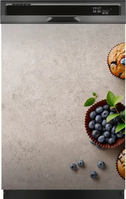 Produktbild von Magnete Dekorative 60x80 cm Küche Magnetmatte Spülmaschine - Blaubeere Muffins