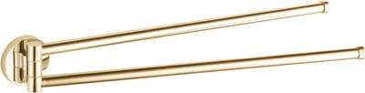 Immagine prodotto di Mexen Remo doppio gancio rotante per asciugamani, oro - 70507255-50