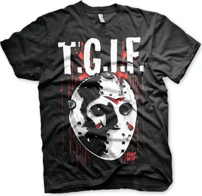 Produktbild von Friday The 13th - T.G.I.F. T-Shirt - Medium - Black