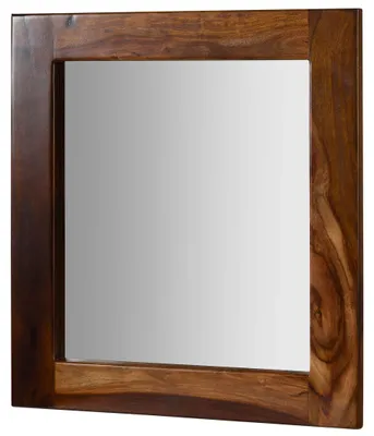 Immagine prodotto di MASSIVMOEBEL24 | Specchio da parete in legno di palissandro 60x3x65 laccato noce TORONTO #314