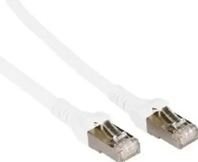 Produktbild von Metz Connect 1308451588-E RJ45 Network cable, patch cable CAT 6A S/FTP 1.50 m White incl. detent 1 pc(s)