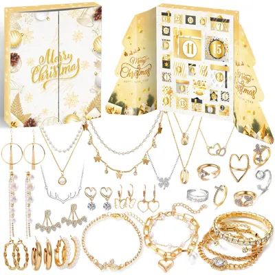 Produktbild von Adventskalender mit 24 Schmuckstücken für Damen