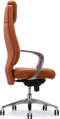 Obrázek produktu pro Křeslo z umělé kůže v béžové barvě, Moderní design, Pohodlný sedák