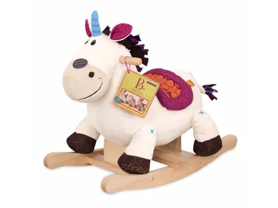 Zdjęcie produktu dla B. Tkaninowy koń na biegunach EINHORN pluszowy