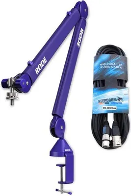 Image de Bras de micro Rode PSA1+ Plus violet avec câble XLR