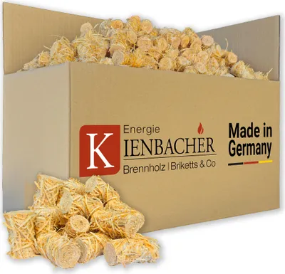 Produktbild von 10 kg Holzwolle-Anzünder Germany aus Fichte & Kiefer Kamin-Anzünder, Grill-Anzünder, Anzündhilfe, Anzündwolle, Ofen-Anzünder | schnell & umweltfreundlich | Energie Kienbacher®