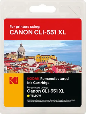 Produktbild von Kodak 185C055139 kompatibel für Canon MG5550 6446B001 CLI-551XLY