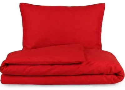 Immagine prodotto di Kvalitex biancheria da letto singola in cotone 140x200, 70x90cm rosso