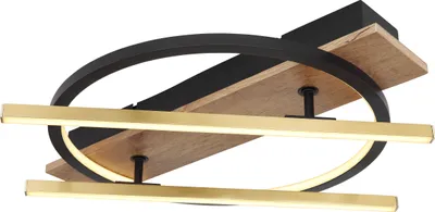 Produktbild von Globo Lighting Deckenleuchte Metall schwarz matt, LED