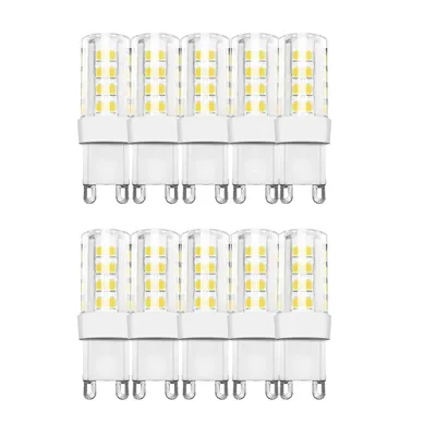 Immagine prodotto di 10 lampadine LED G9 da 5 W in Vetroceramica, 450 lumen, bianco freddo