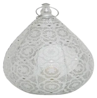Produktbild von Windlicht Alanis H 26 cm weiß Eisen Stückpreis