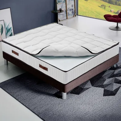 Immagine prodotto di Materasso 160x190 cm, Alto 24 cm, in Memory Foam, Ortopedico e Indeformabile 3 cm Memory, Rigidità H3, 100%  Italy, Sfoderabile, Sfoderabile